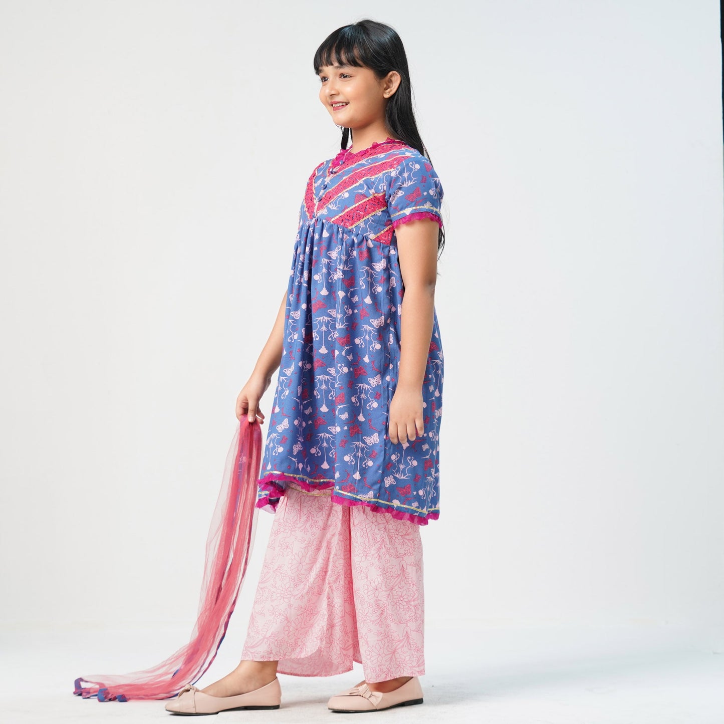Girls Blue Three Piece Set