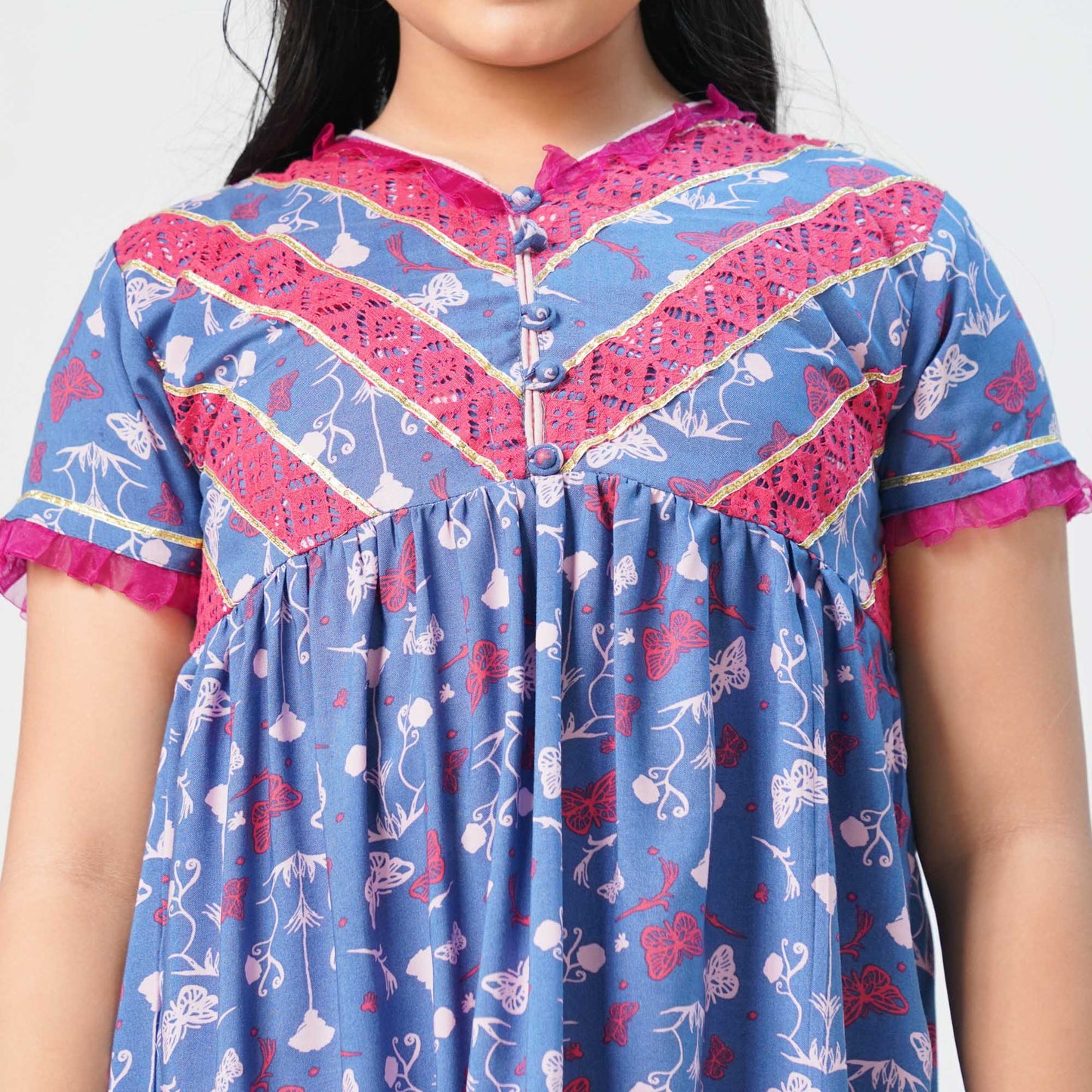 Girls Blue Three Piece Set