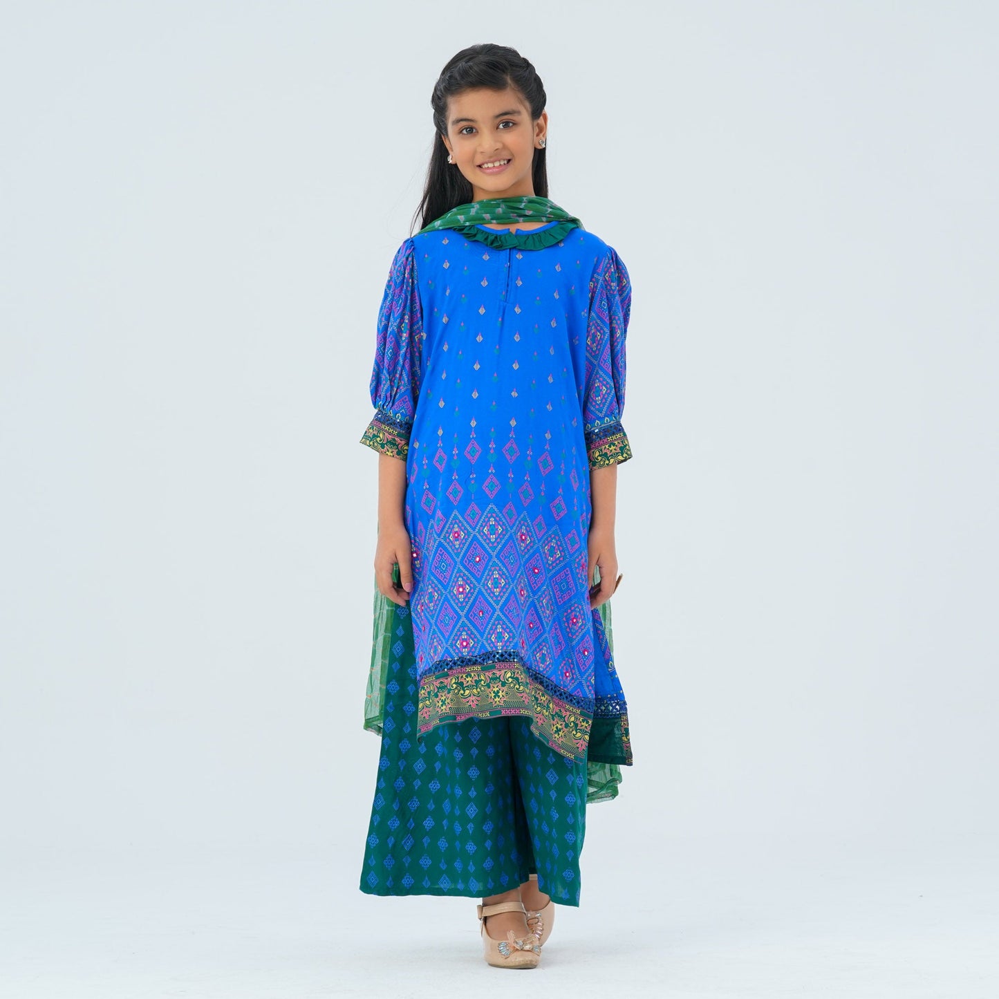 Girl’s Blue Three Piece Set