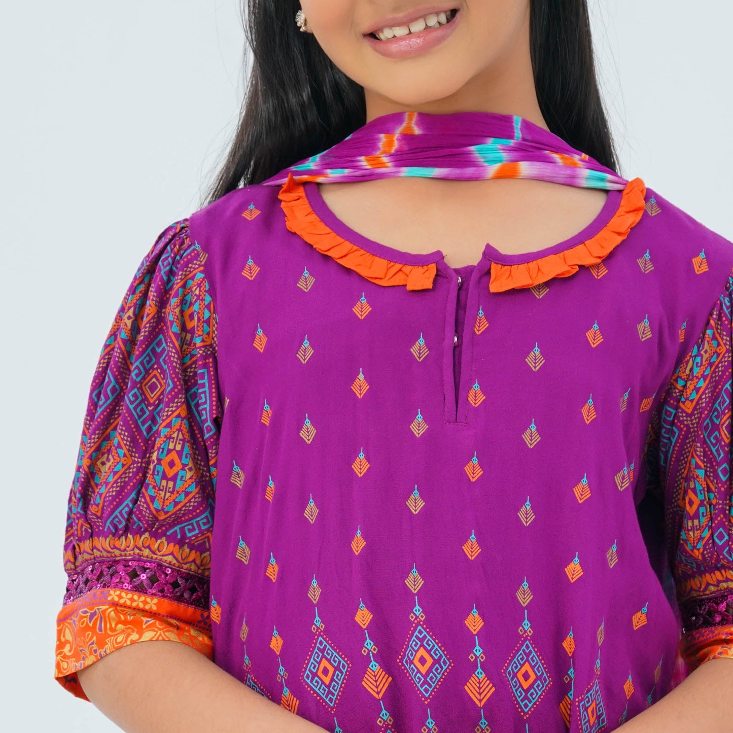 Girl’s Violet Three Piece Set