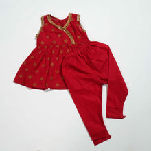 Load image into Gallery viewer, NEW BORN GIRLS 3PCS- RED
