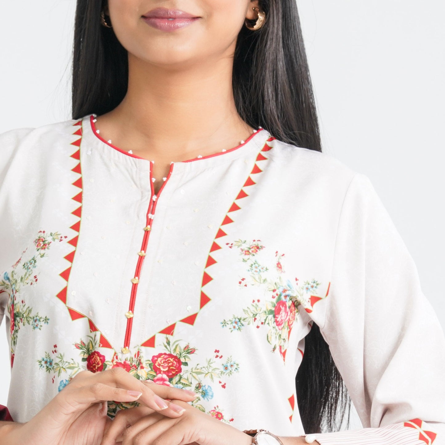 Women Blended Silk Three Piece Set