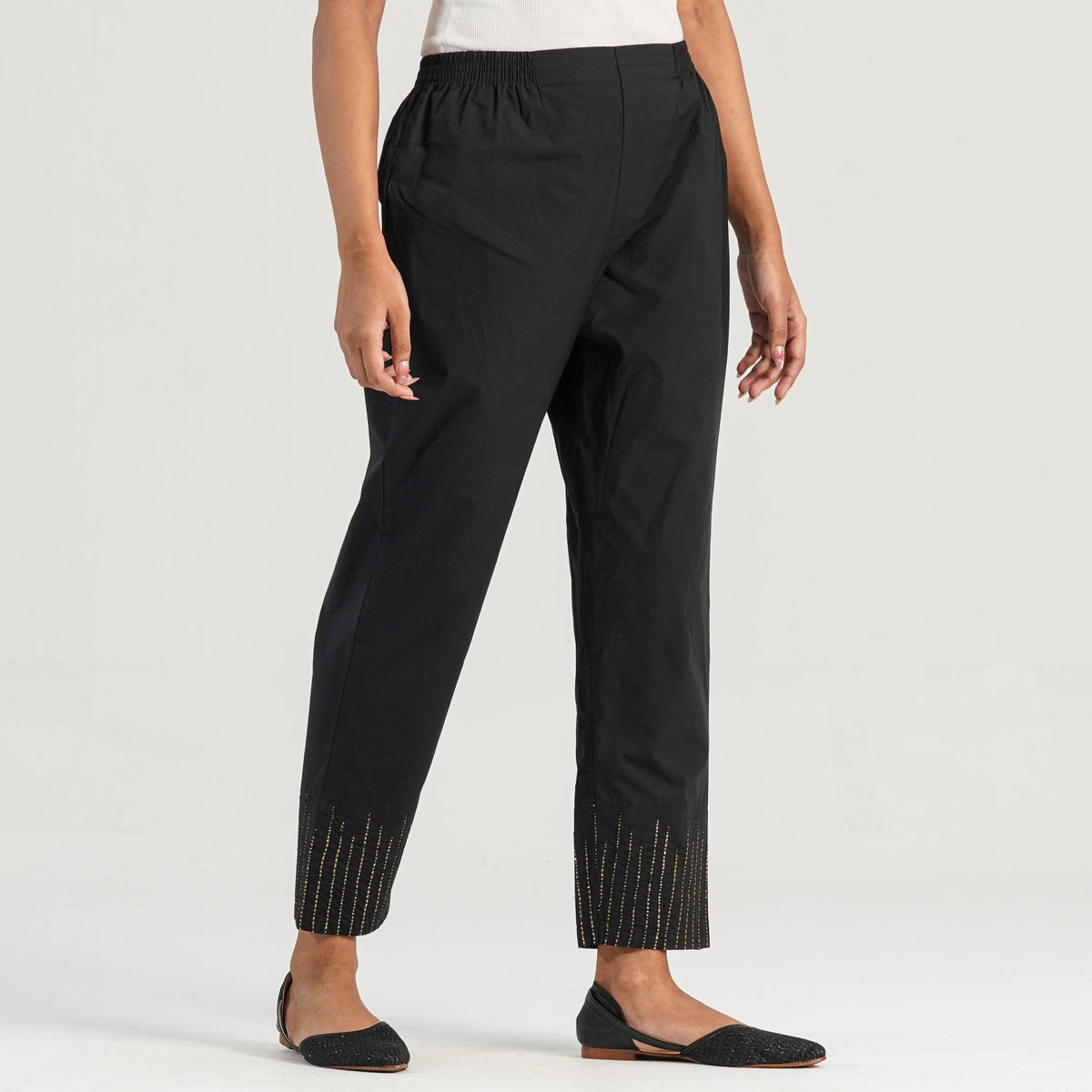 Womens Black Bottom