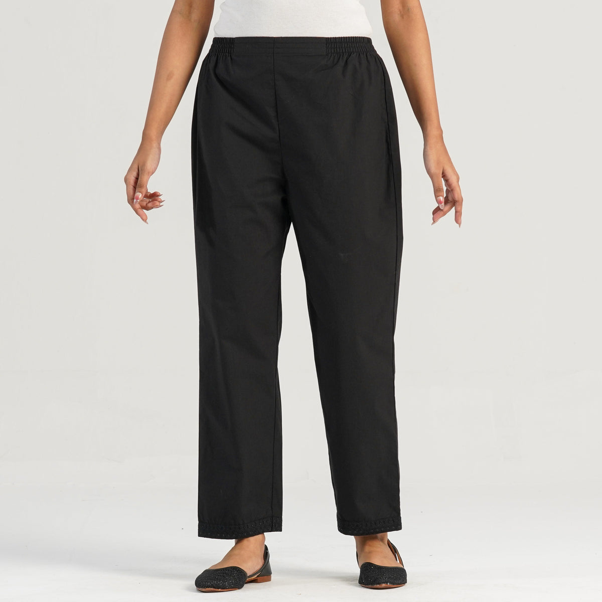 Womens Black Bottom
