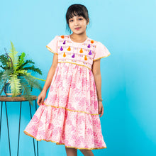 Load image into Gallery viewer, Girls Frock- Baby Pink
