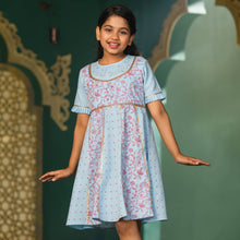 Load image into Gallery viewer, GIRLS FROCK-BLUE
