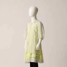 Load image into Gallery viewer, GIRLS FROCK-LINE GREEN
