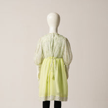 Load image into Gallery viewer, GIRLS FROCK-LINE GREEN
