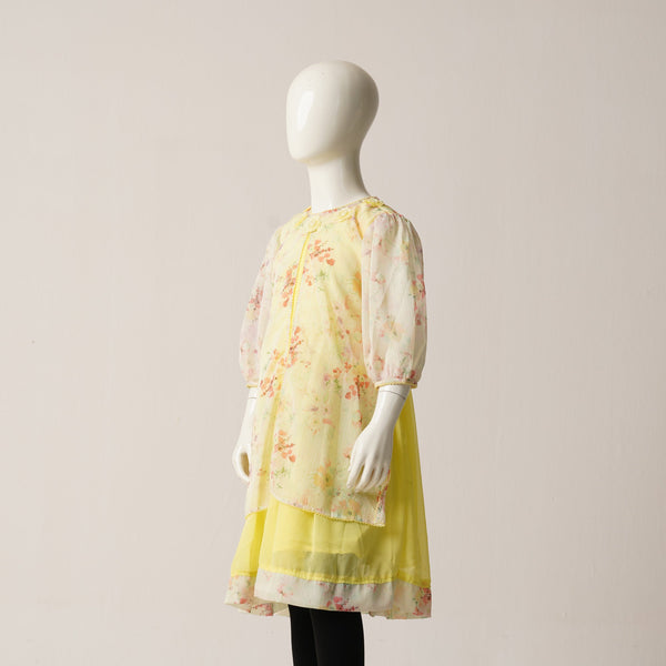 GIRLS FROCK-YELLOW