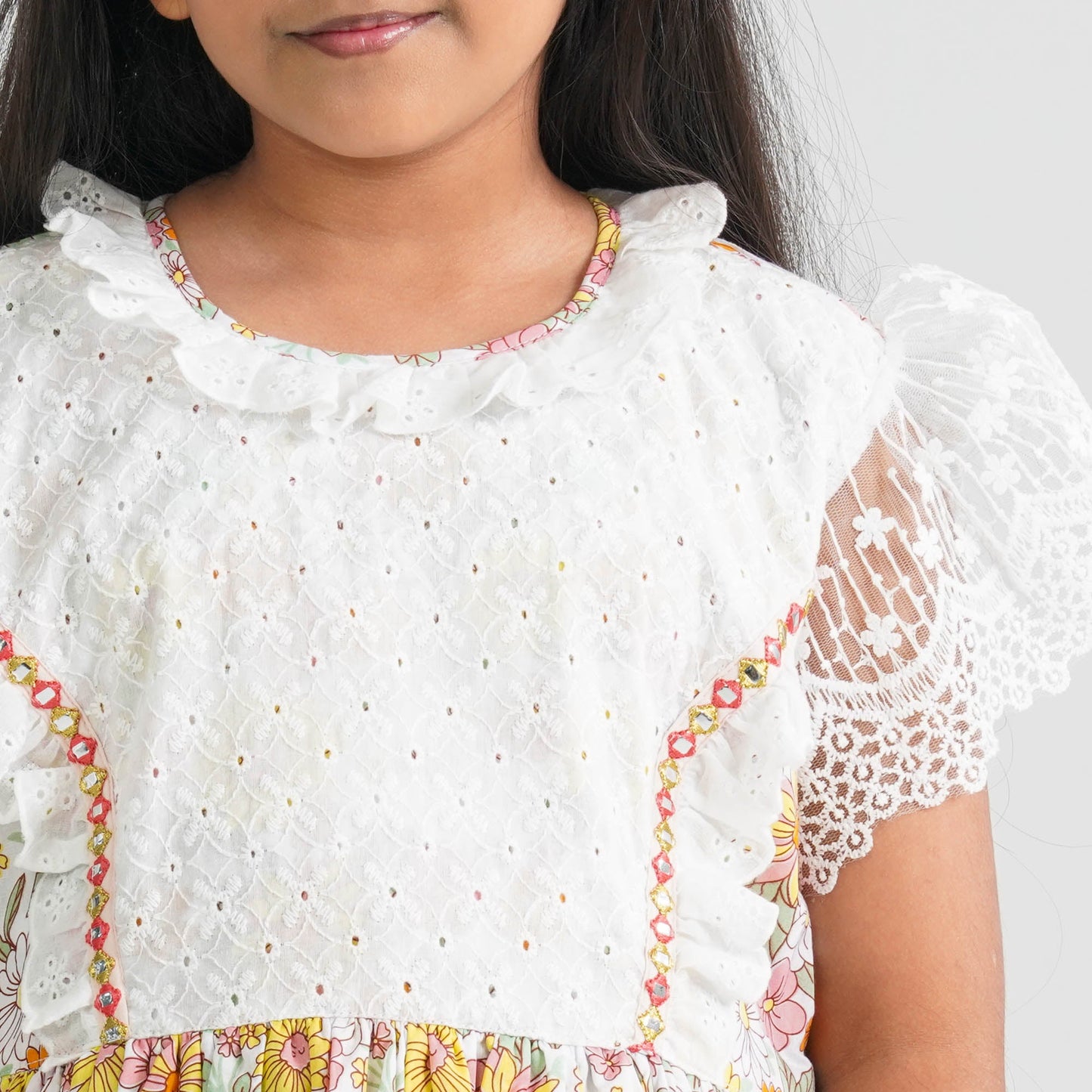 Girl’s Yellow Cotton Frock