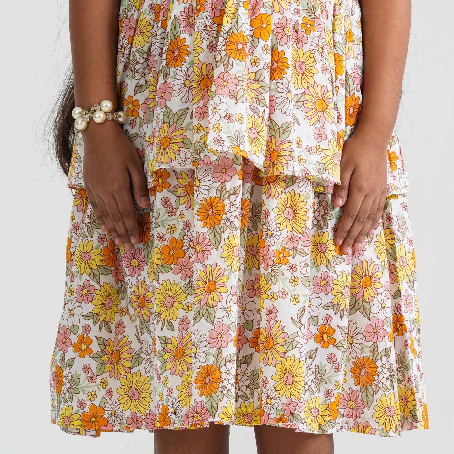 Girl’s Yellow Cotton Frock