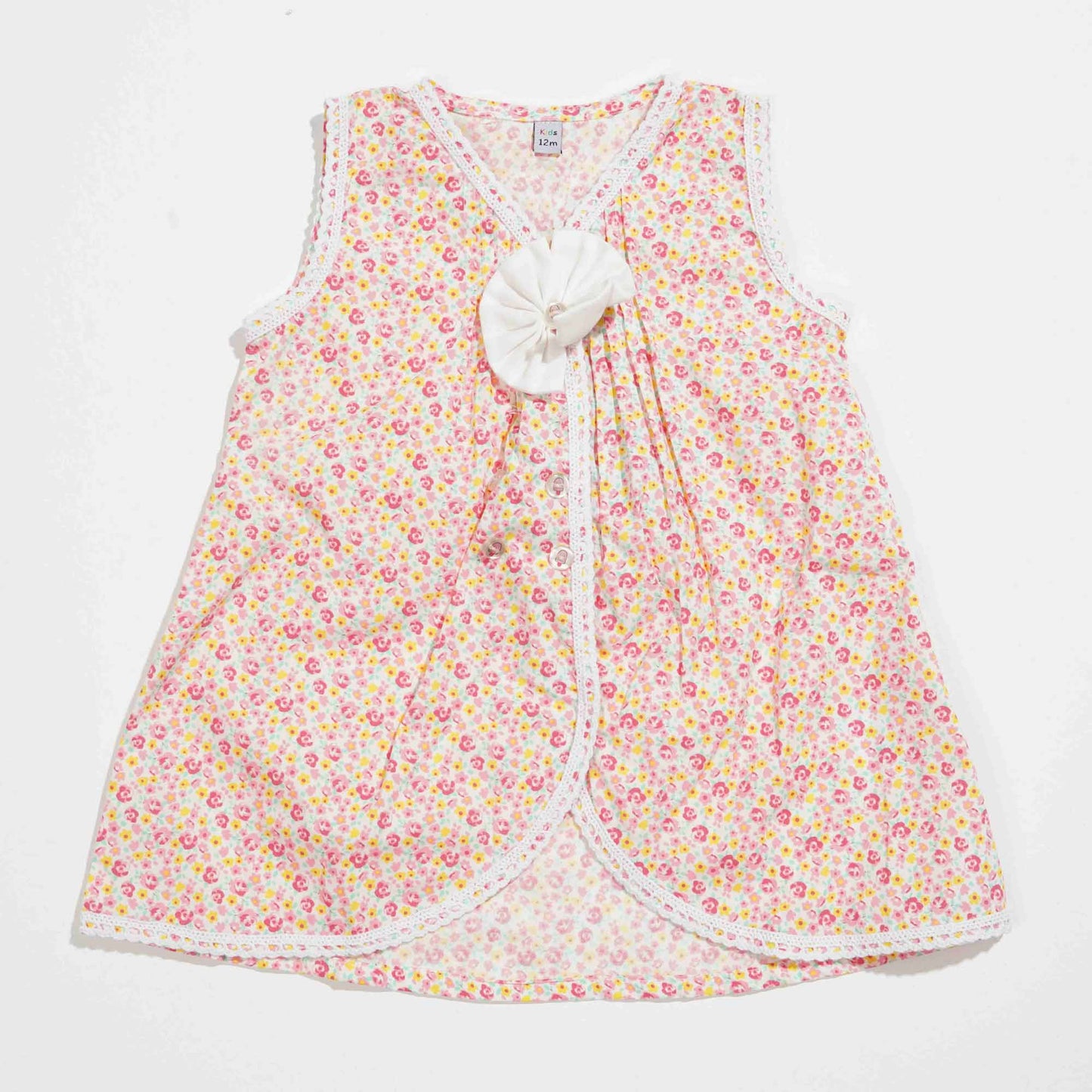 NEW BORN GIRLS FROCK MULTI COLOR 1