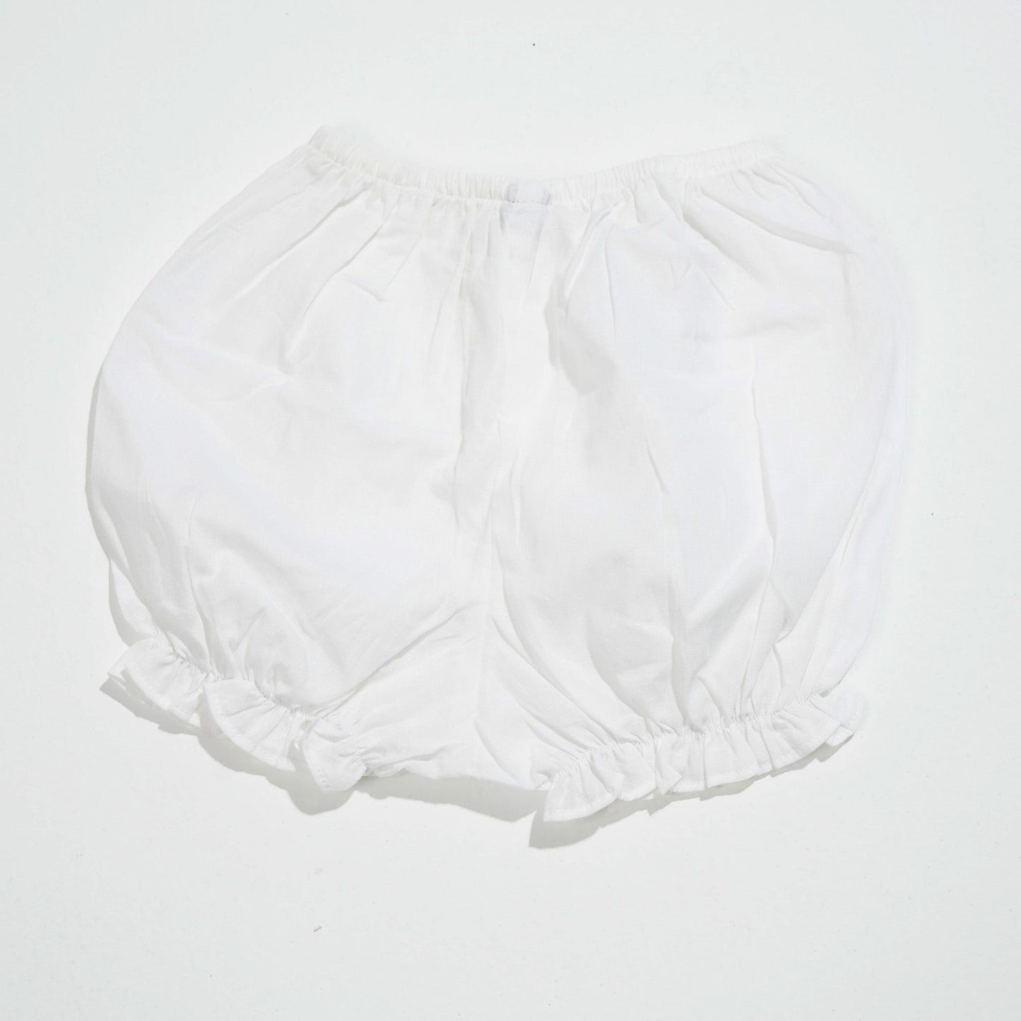 NEW BORN GIRLS FROCK - WHITE AOP