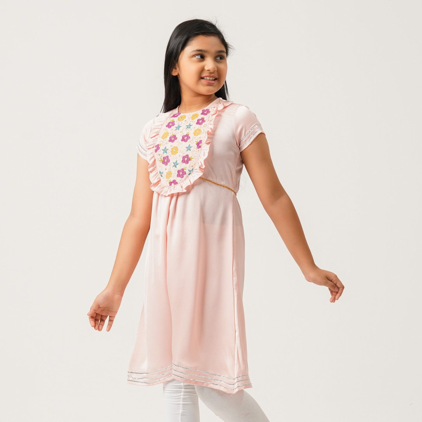 Girls Melon Frock