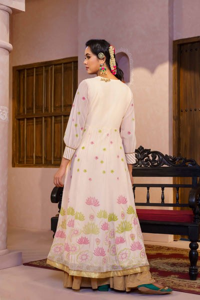 ETHNIC GOWN- PINK