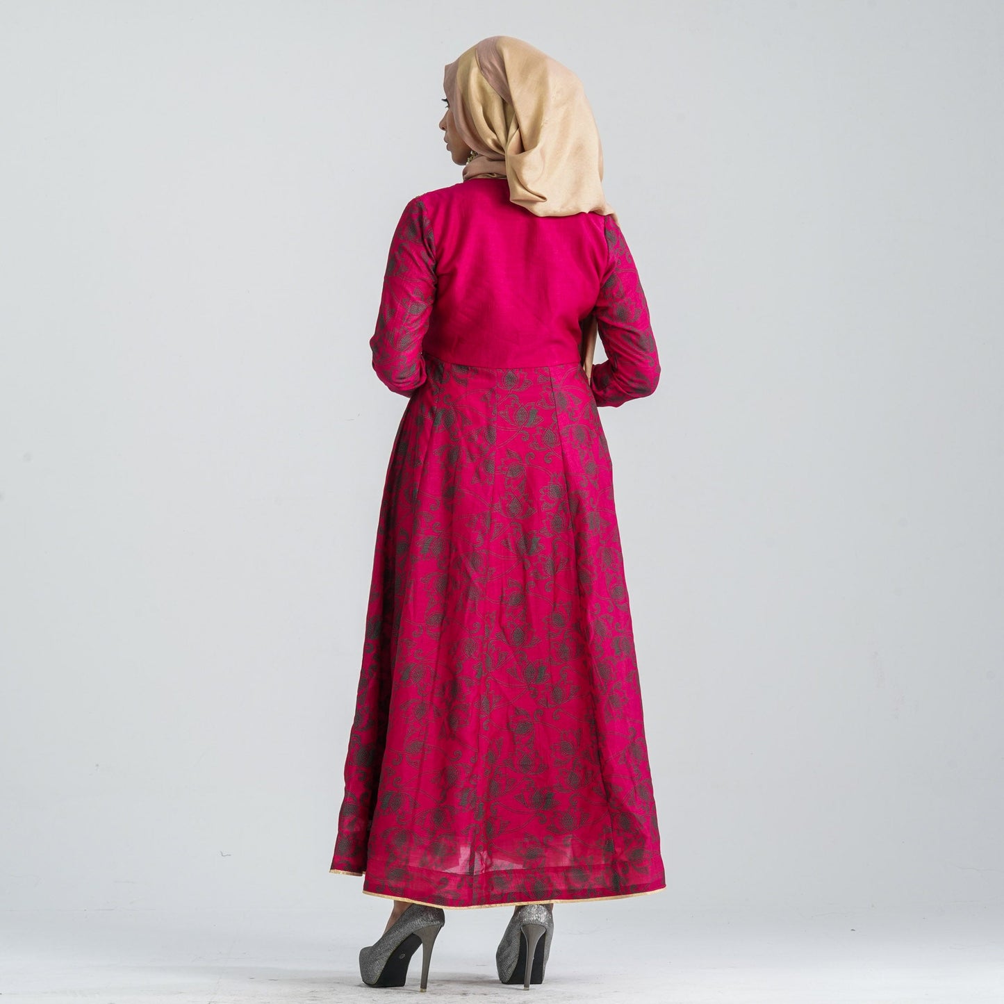 Women Silk Georgette Gown