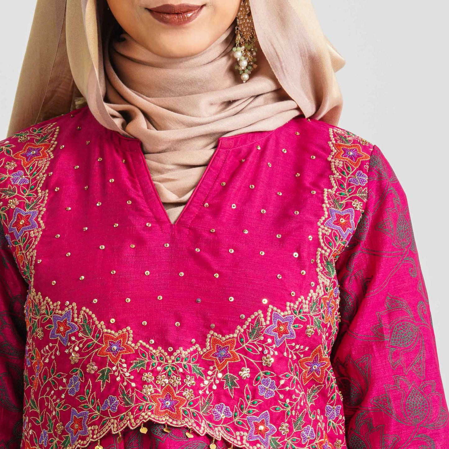 Women Silk Georgette Gown