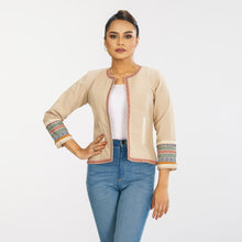 Load image into Gallery viewer, ETHNIC JACKET-BEIGE
