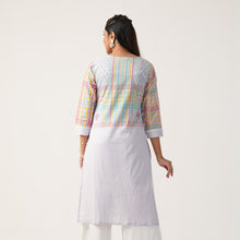 Load image into Gallery viewer, ETHNIC AVERAGE KURTI-VIOLET
