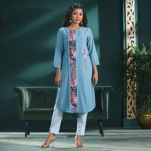 Load image into Gallery viewer, Women’s Multi-Color Silk Kurti
