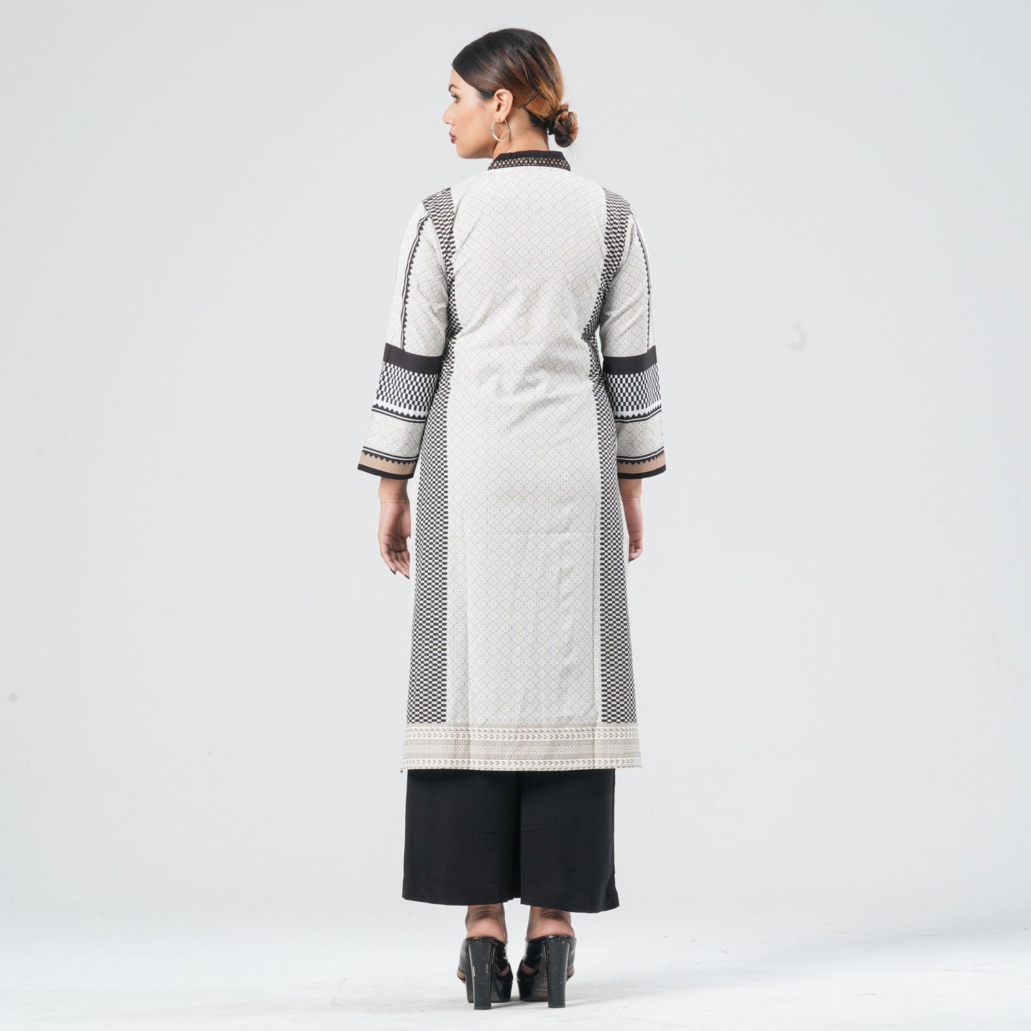 Women Blended Silk Kurti