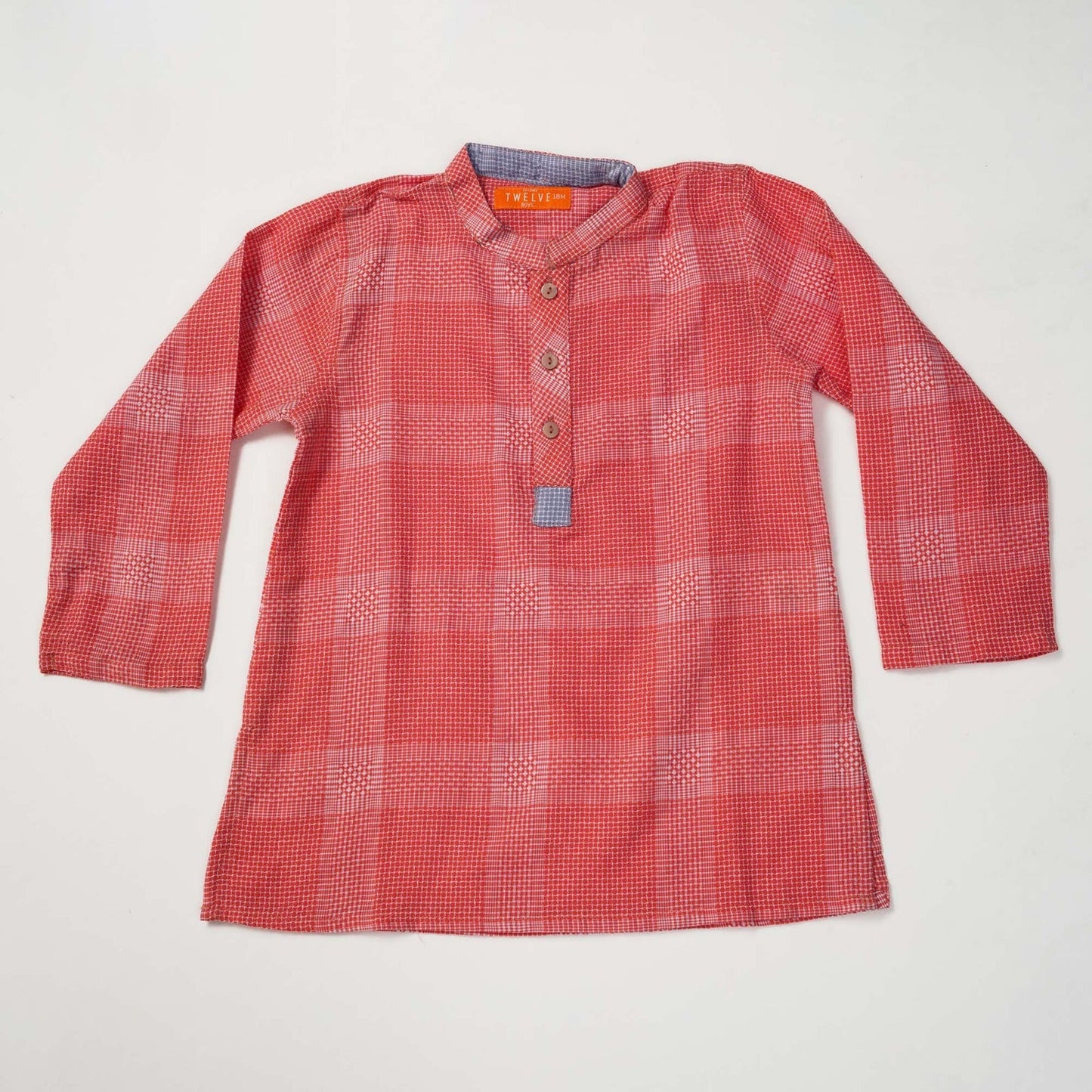 New Born Boys Orange Panjabi