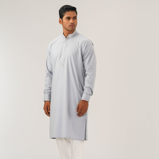 Mens Cloud Ash Premium Panjabi