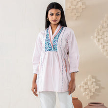 Load image into Gallery viewer, ETHNIC TOP-PINK
