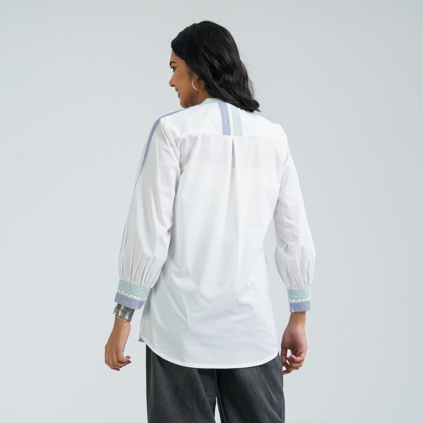 Women’s White Cotton Top