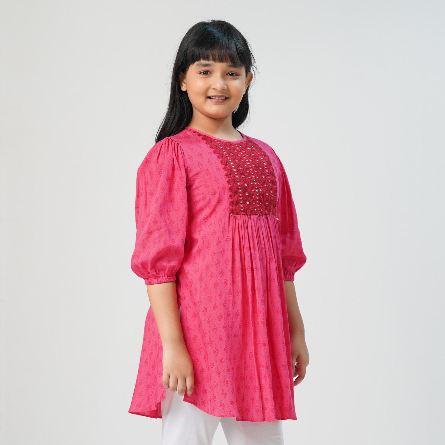 Teen Girls Coral Red Tunic