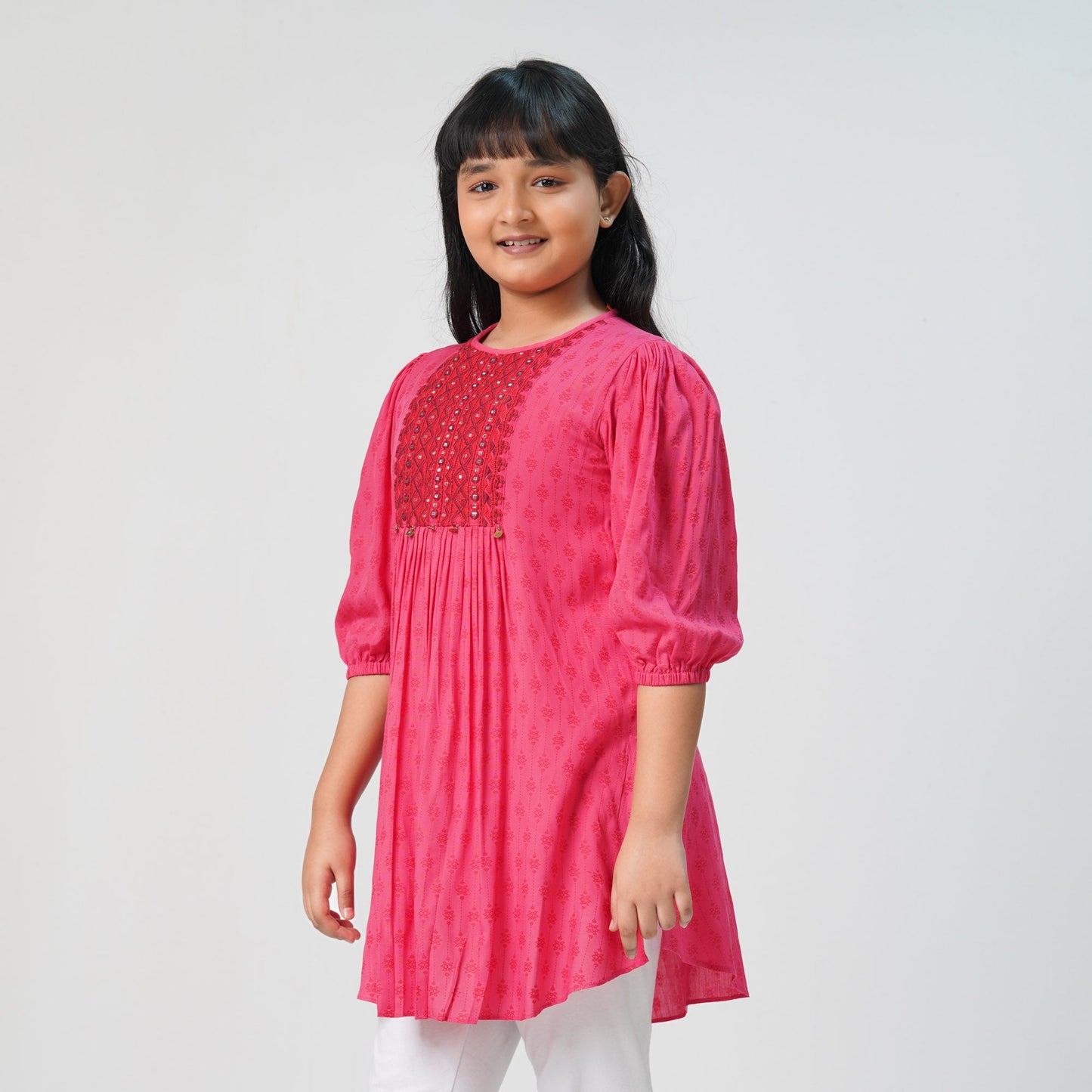 Teen Girls Coral Red Tunic