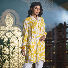 Load image into Gallery viewer, Yellow Lace Tassel Tunic
