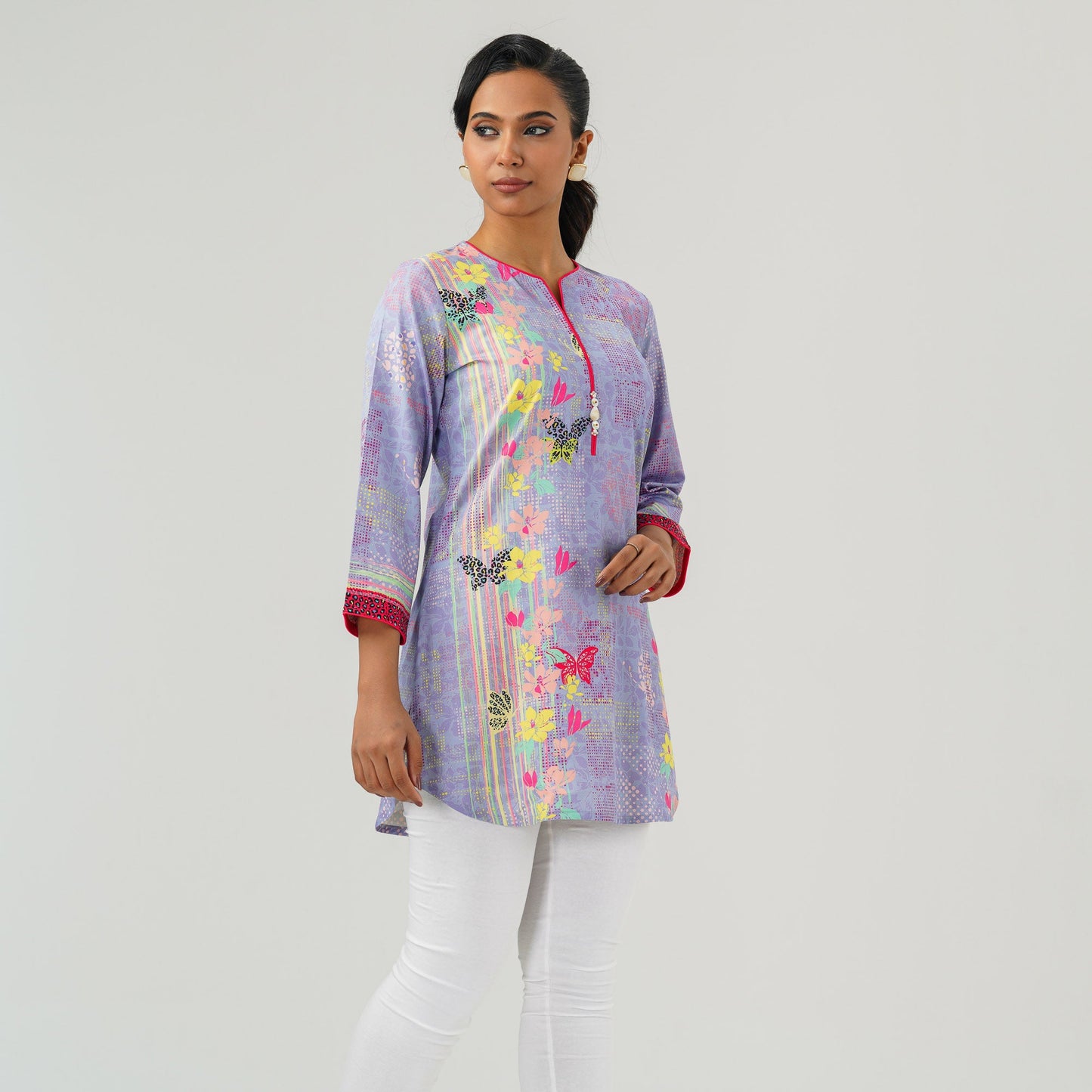Ethnic Lavender  Tunic