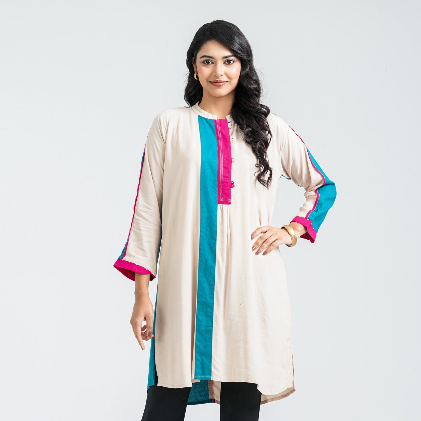 Women’s Multicolor Viscose Tunic