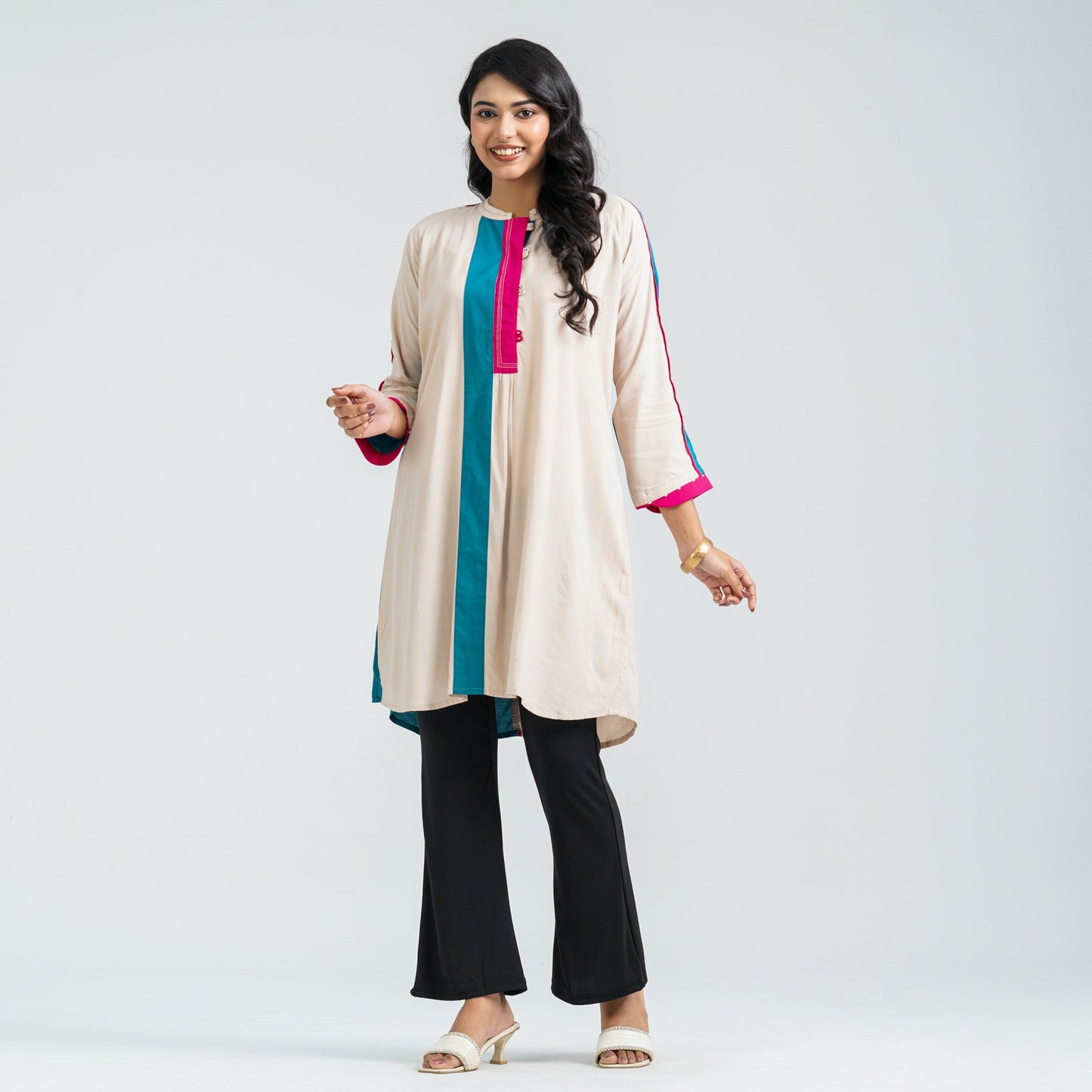 Women’s Multicolor Viscose Tunic