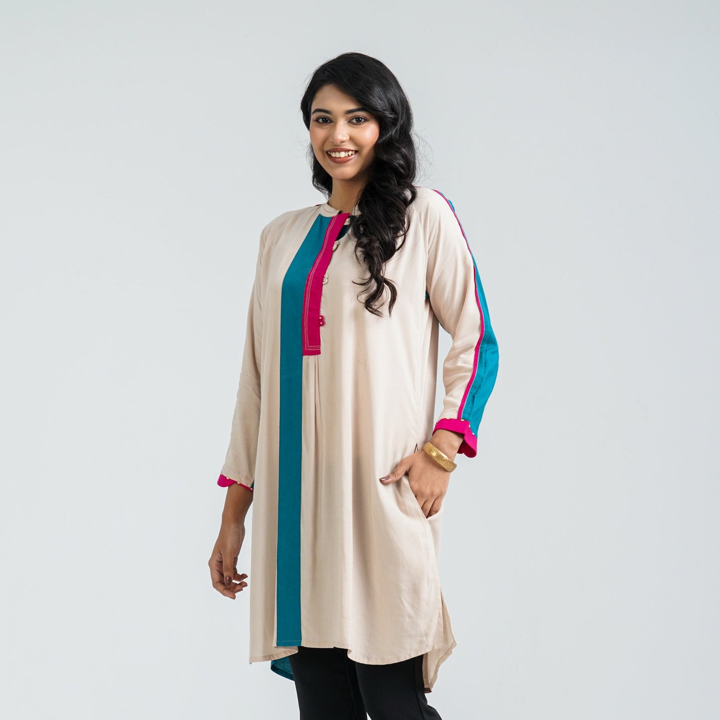 Women’s Multicolor Viscose Tunic