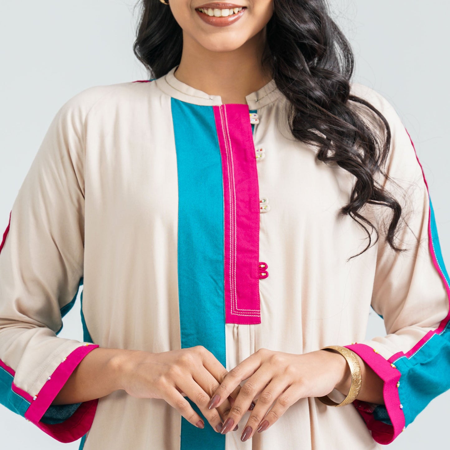 Women’s Multicolor Viscose Tunic