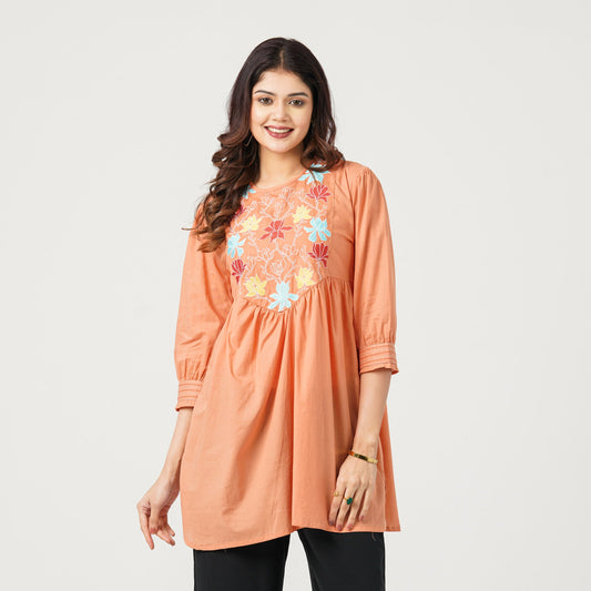 Women’s Cotton Embroidered Tunic