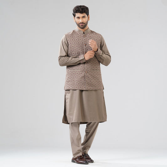 Mens Camel Panjabi Set
