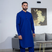 Load image into Gallery viewer, Men&#39;s Royal-Blue Kabli Set
