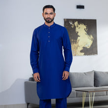 Load image into Gallery viewer, Men&#39;s Royal-Blue Kabli Set
