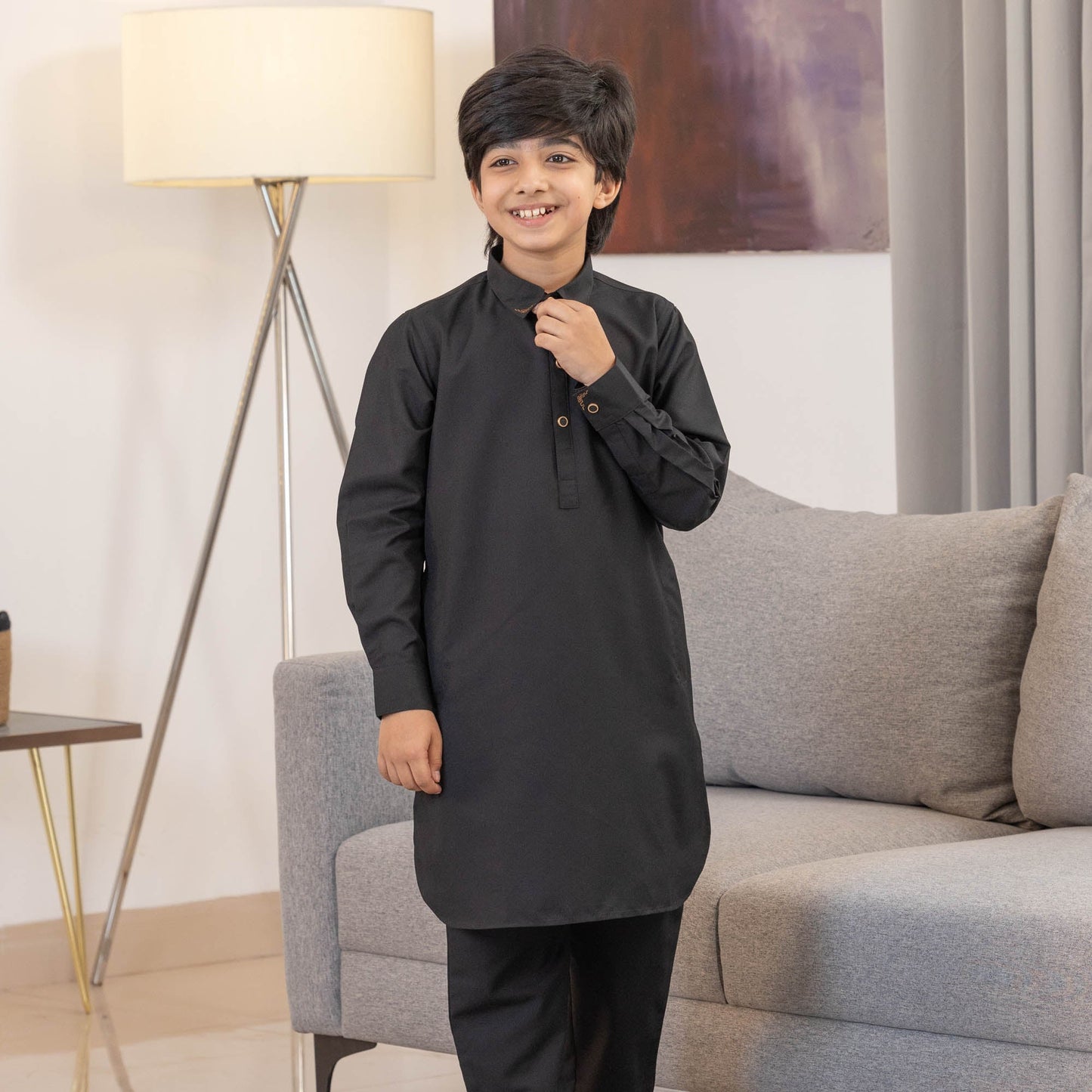 Boys Black Luxe Kabli