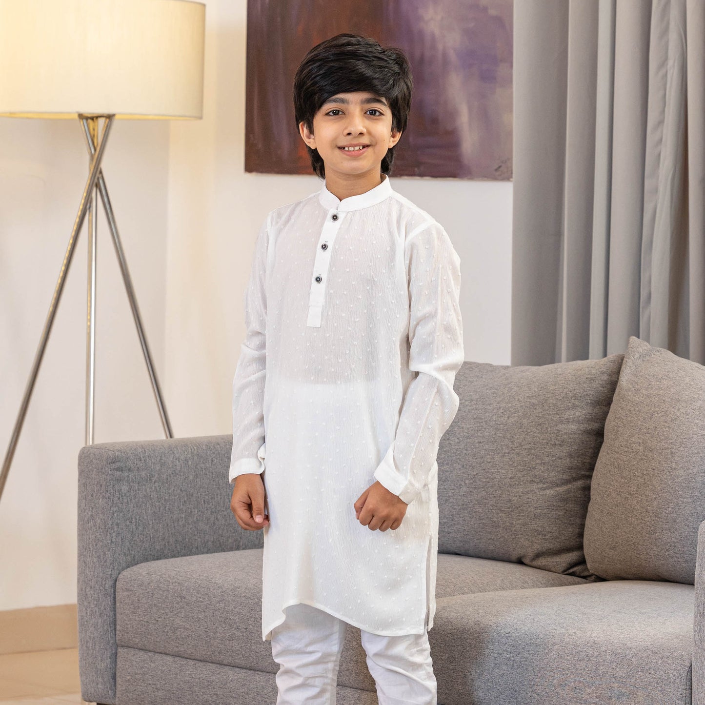 Boys White Panjabi