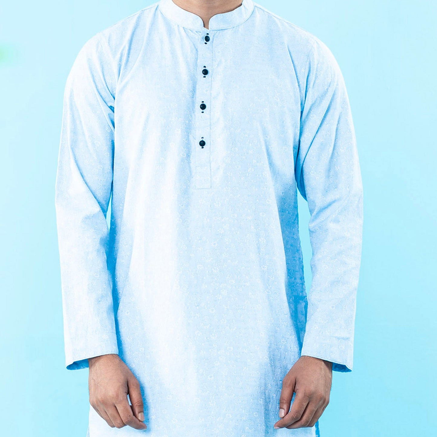 Mens Panjabi- Sky Blue