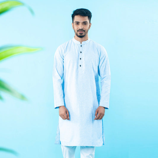 Mens Panjabi- Sky Blue