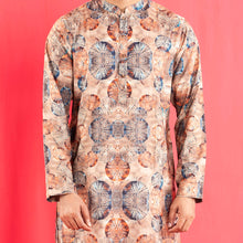 Load image into Gallery viewer, Mens Basic Panjabi- Marble Blue
