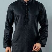 Load image into Gallery viewer, Mens Basic Panjabi- Black
