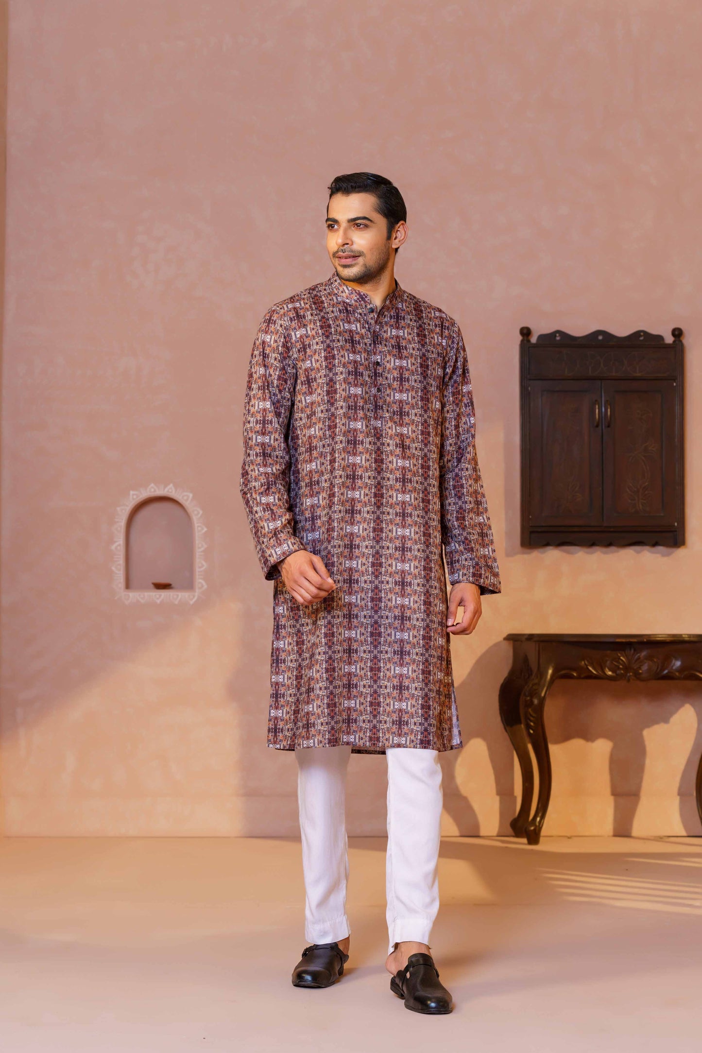 MENS BASIC PANJABI- MULTI COLOR