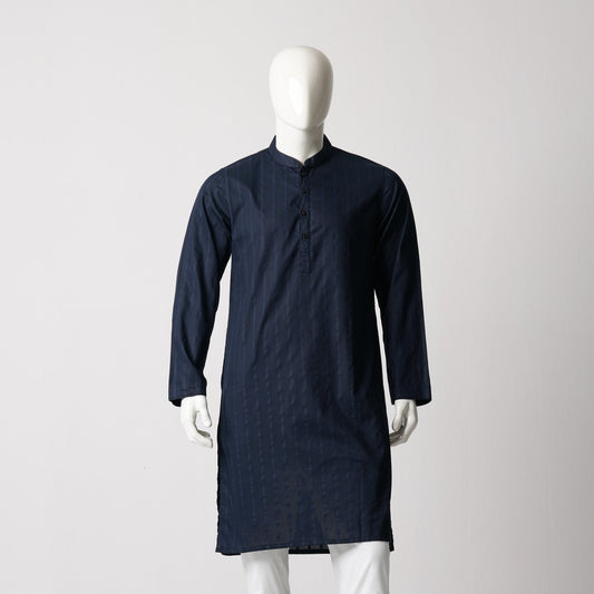 MENS BASIC PANJABI-BLUE