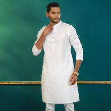 Load image into Gallery viewer, Men&#39;s White Panjabi
